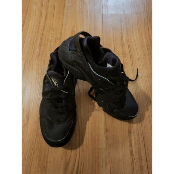 Nike Other - Nike Air Huarache Run 318429-003 Triple Black Running Mens Size 8